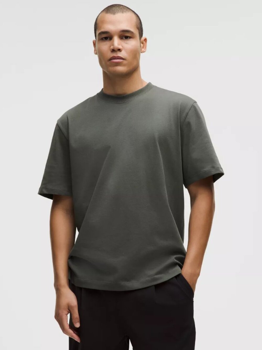 Lululemon Men's Heavyweight Cotton Jersey T-Shirt - Palm Deco
